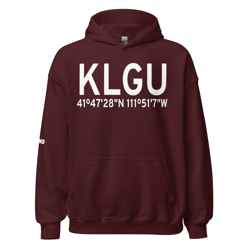 Logan-Cache Airport (KLGU) ICAO Hoodie Sweatshirt 