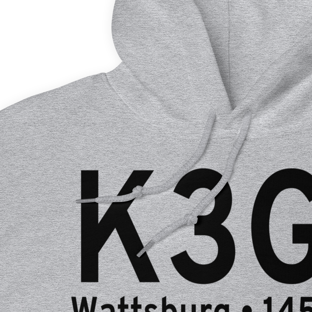 Erie County Airport (K3G1) ICAO Hoodie Sweatshirt 