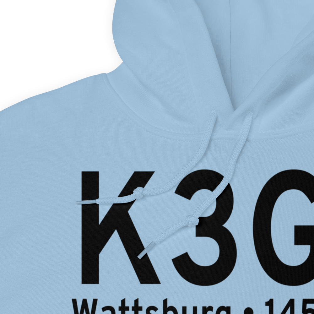 Erie County Airport (K3G1) ICAO Hoodie Sweatshirt 