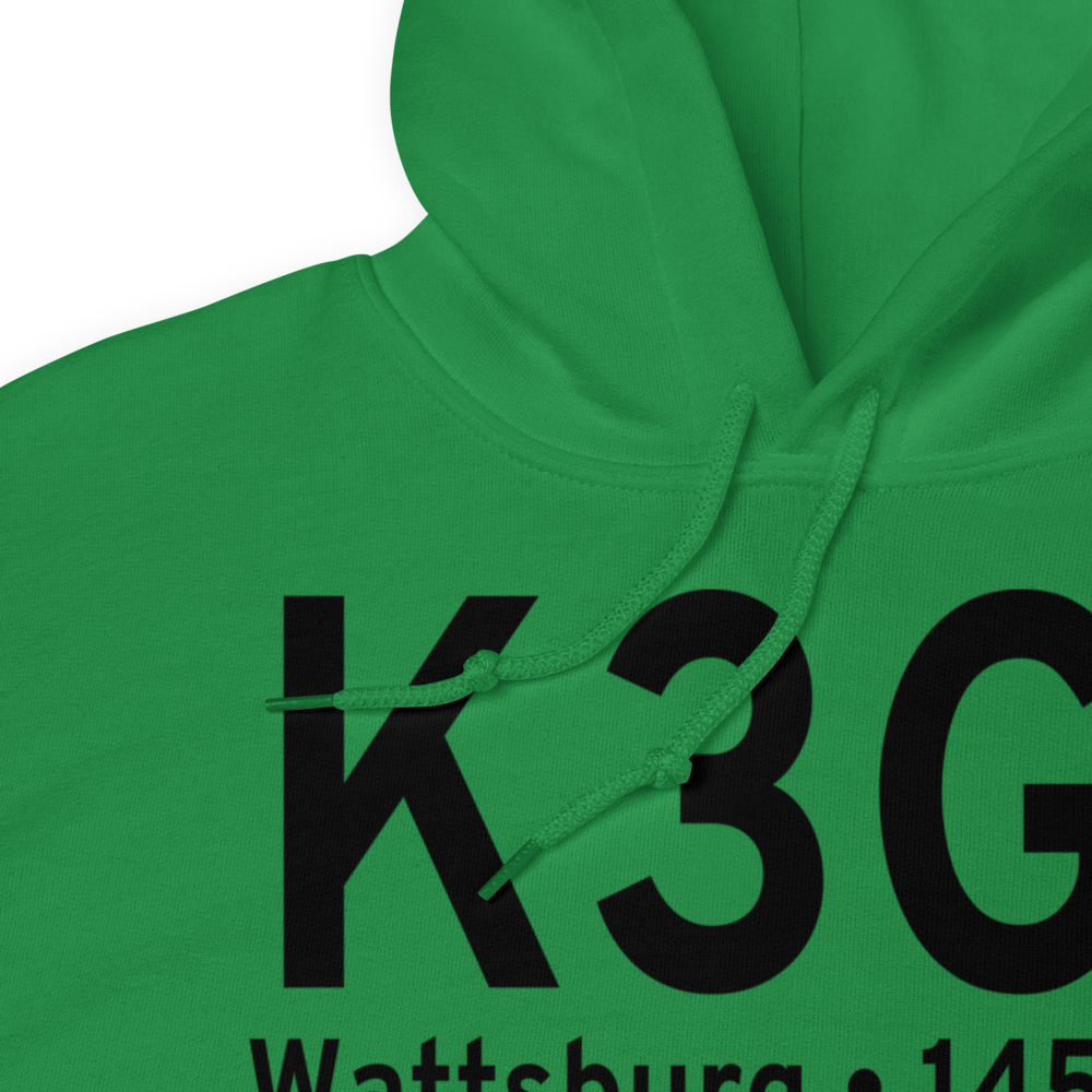 Erie County Airport (K3G1) ICAO Hoodie Sweatshirt 