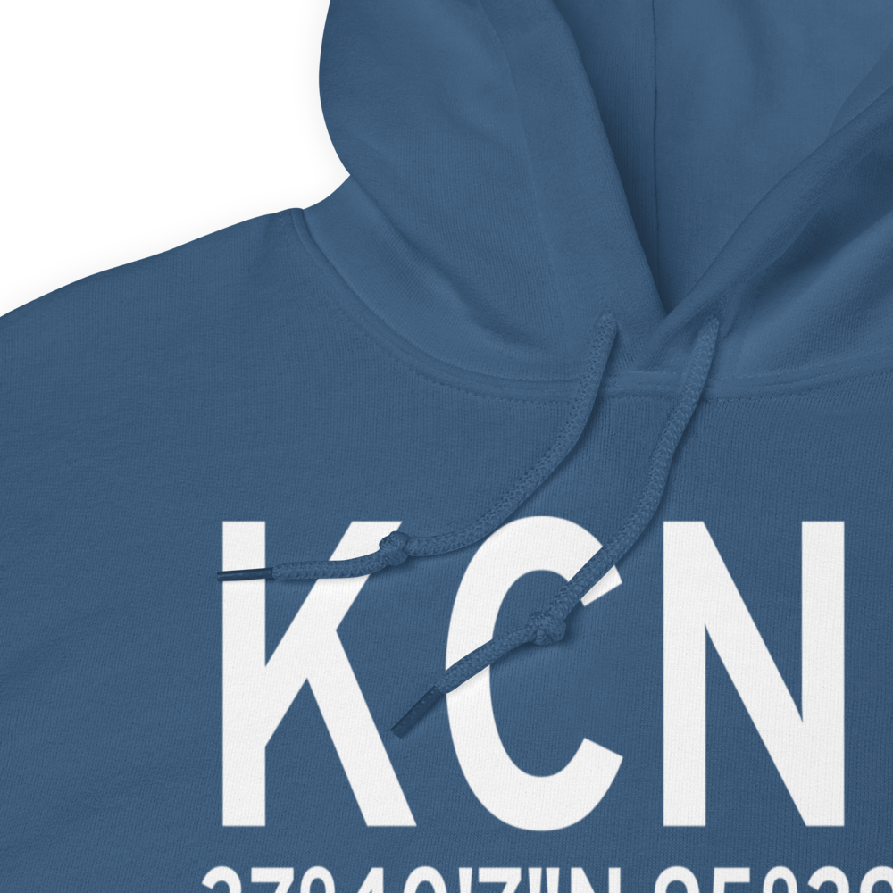 Chanute Martin Johnson Airport (KCNU) ICAO Hoodie Sweatshirt 