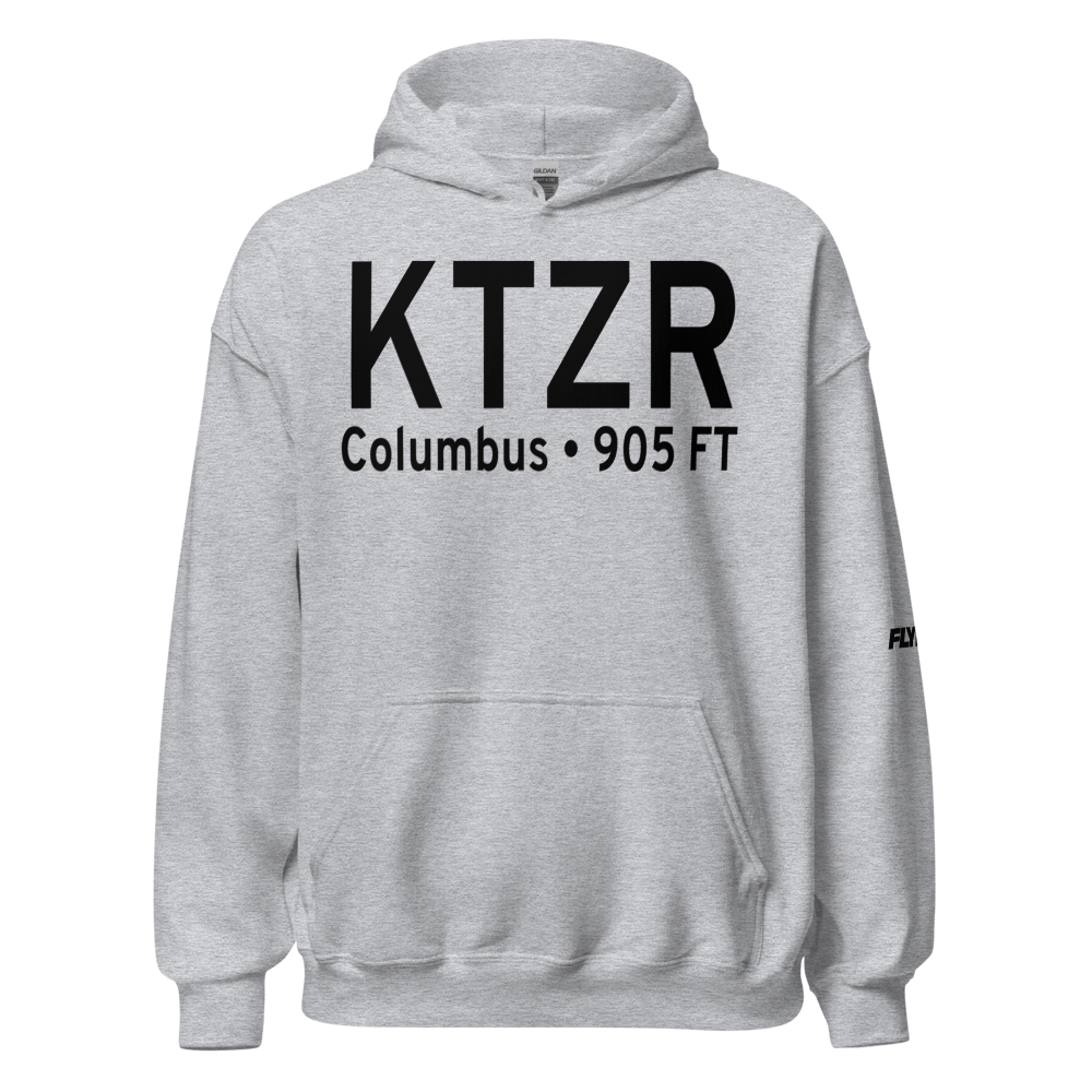 Bolton Field (KTZR) ICAO Hoodie Sweatshirt 