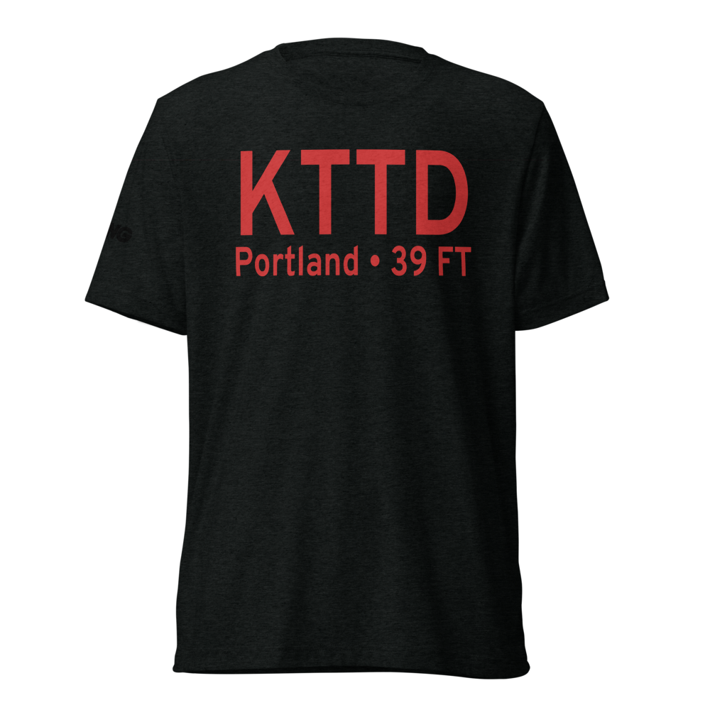 Portland Troutdale Airport (KTTD) ICAO Tri-blend T-Shirt 