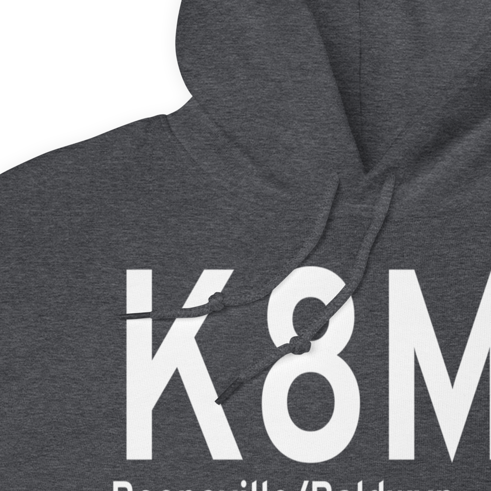 Booneville Baldwyn Airport (K8M1) ICAO Hoodie Sweatshirt 