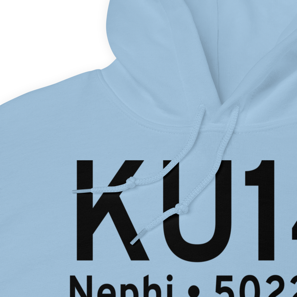 Nephi Municipal Airport (KU14) ICAO Hoodie Sweatshirt 