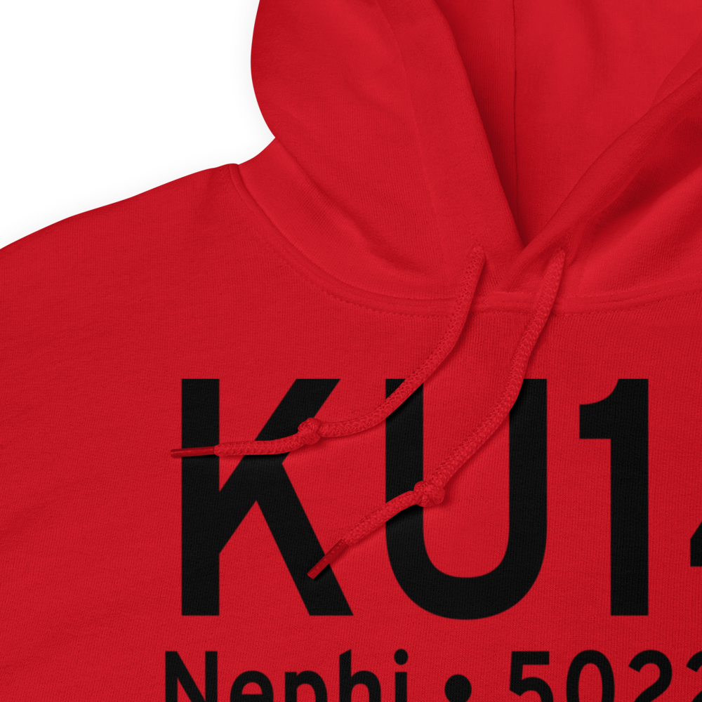 Nephi Municipal Airport (KU14) ICAO Hoodie Sweatshirt 