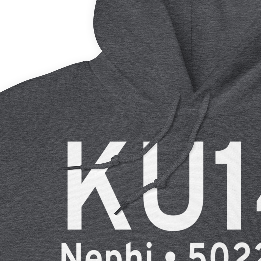 Nephi Municipal Airport (KU14) ICAO Hoodie Sweatshirt 