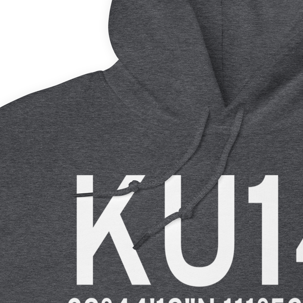 Nephi Municipal Airport (KU14) ICAO Hoodie Sweatshirt 