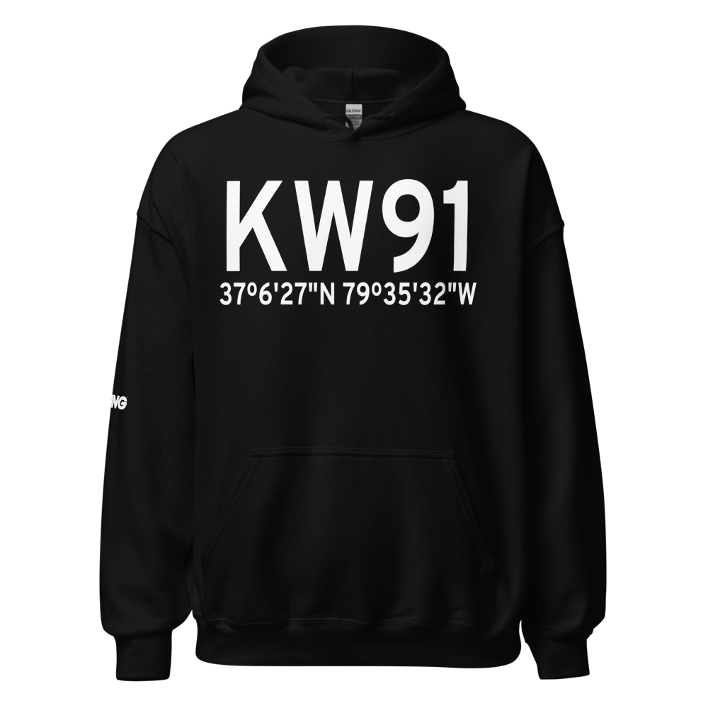 Smith Mountain Lake Airport (KW91) ICAO Hoodie Sweatshirt 
