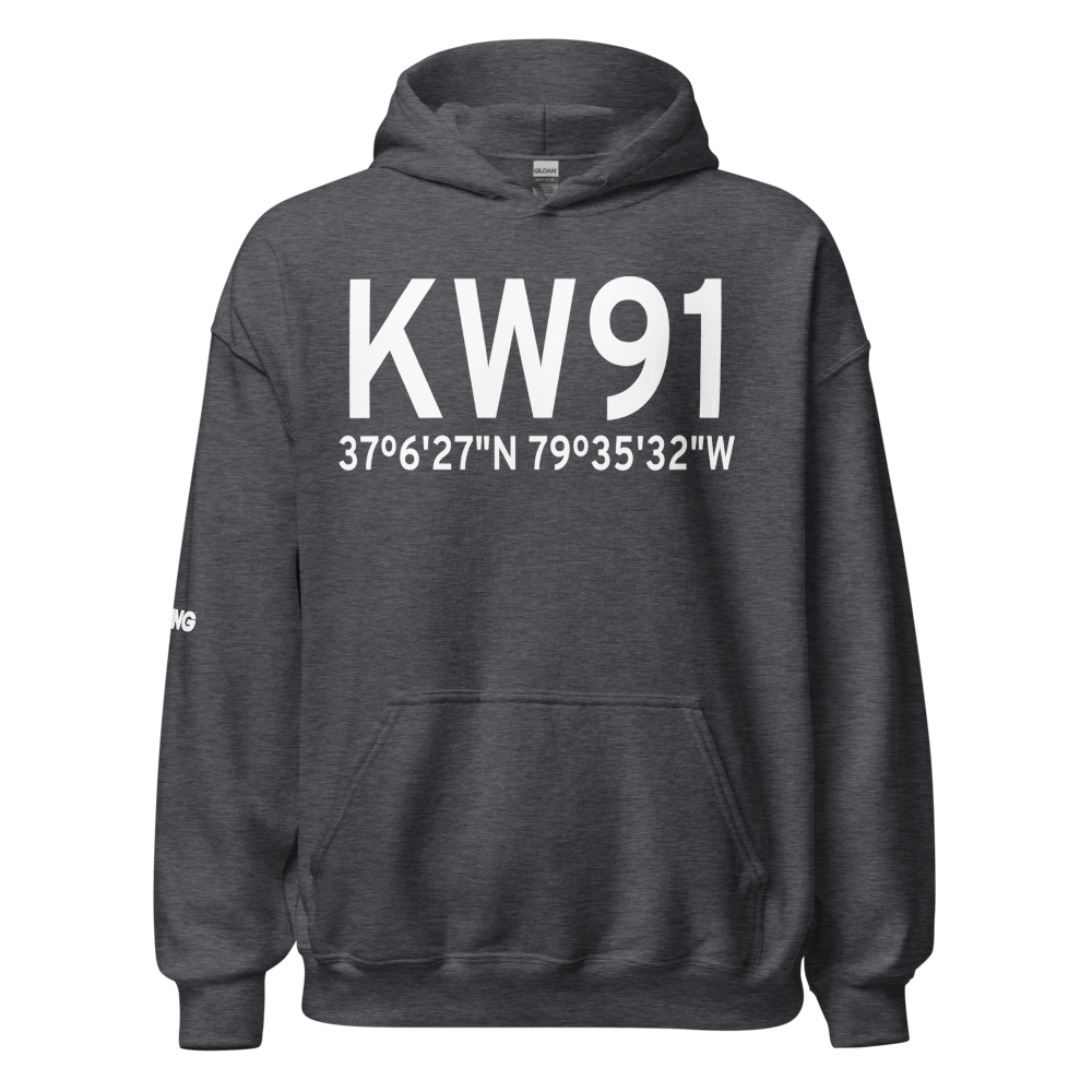 Smith Mountain Lake Airport (KW91) ICAO Hoodie Sweatshirt 