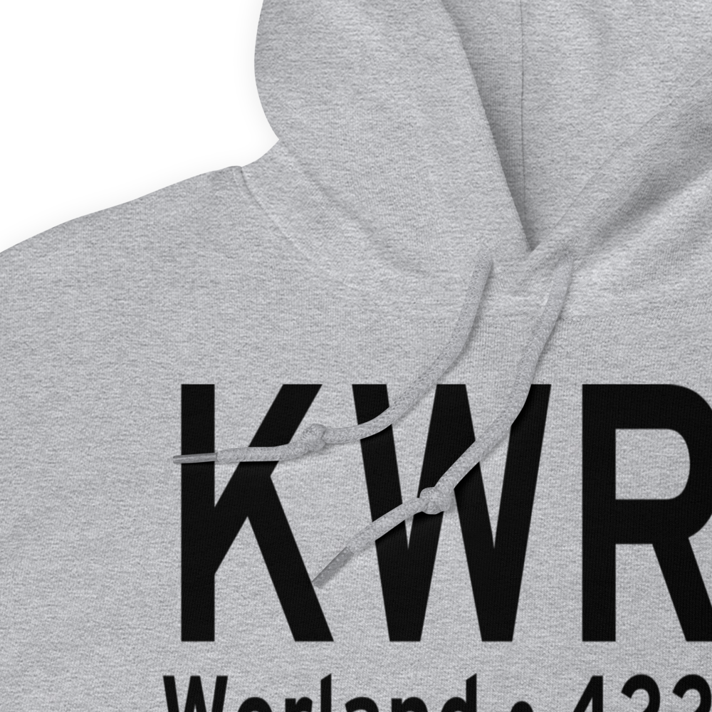 Worland Municipal Airport (KWRL) ICAO Hoodie Sweatshirt 