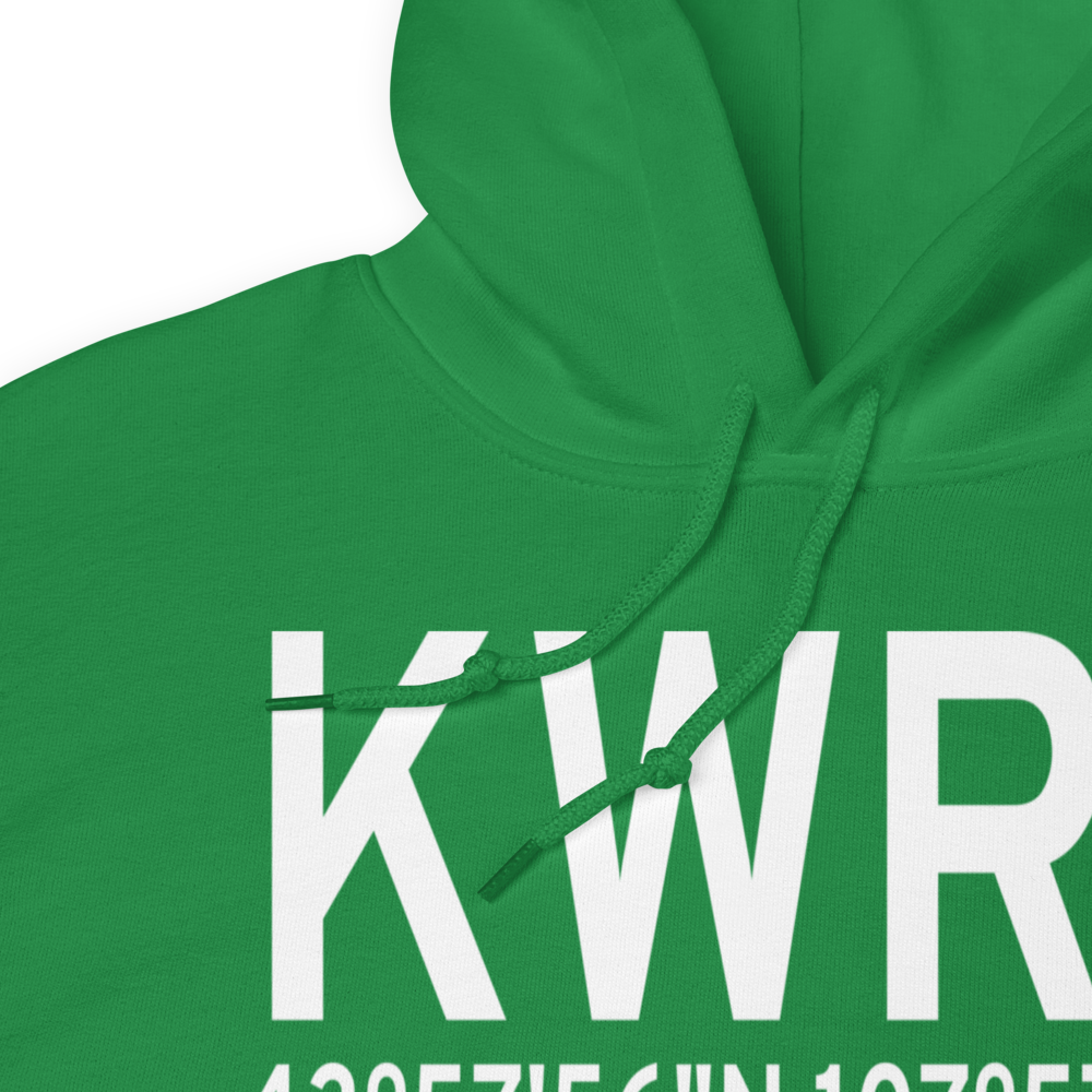 Worland Municipal Airport (KWRL) ICAO Hoodie Sweatshirt 
