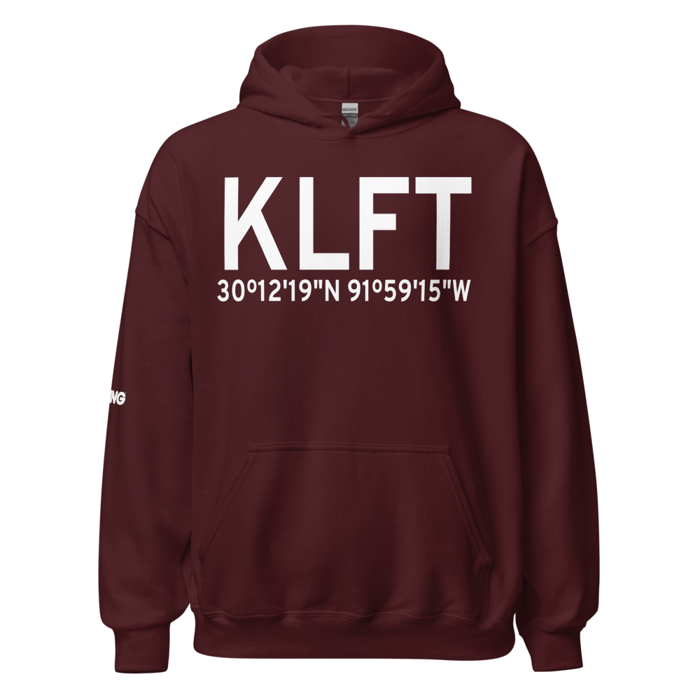 Lafayette Regional Airport (KLFT) ICAO Hoodie Sweatshirt 
