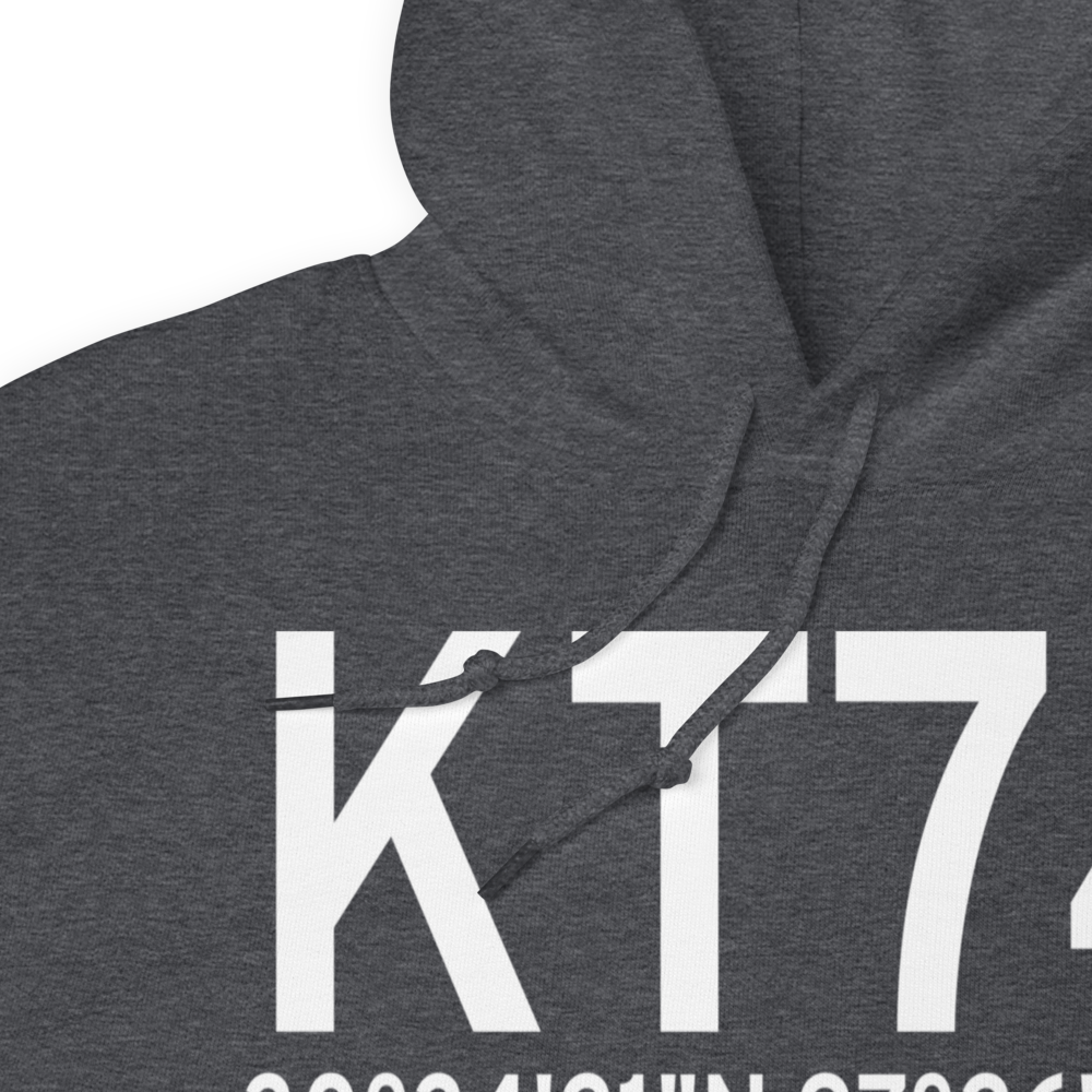 Taylor Municipal Airport (KT74) ICAO Hoodie Sweatshirt 