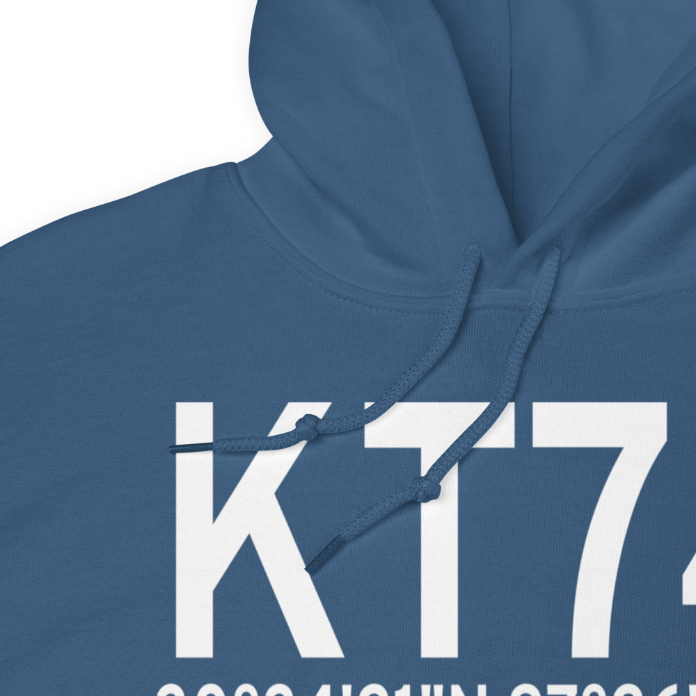 Taylor Municipal Airport (KT74) ICAO Hoodie Sweatshirt 