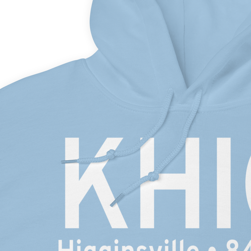 Higginsville Industrial Municipal Airport (KHIG) ICAO Hoodie Sweatshirt 