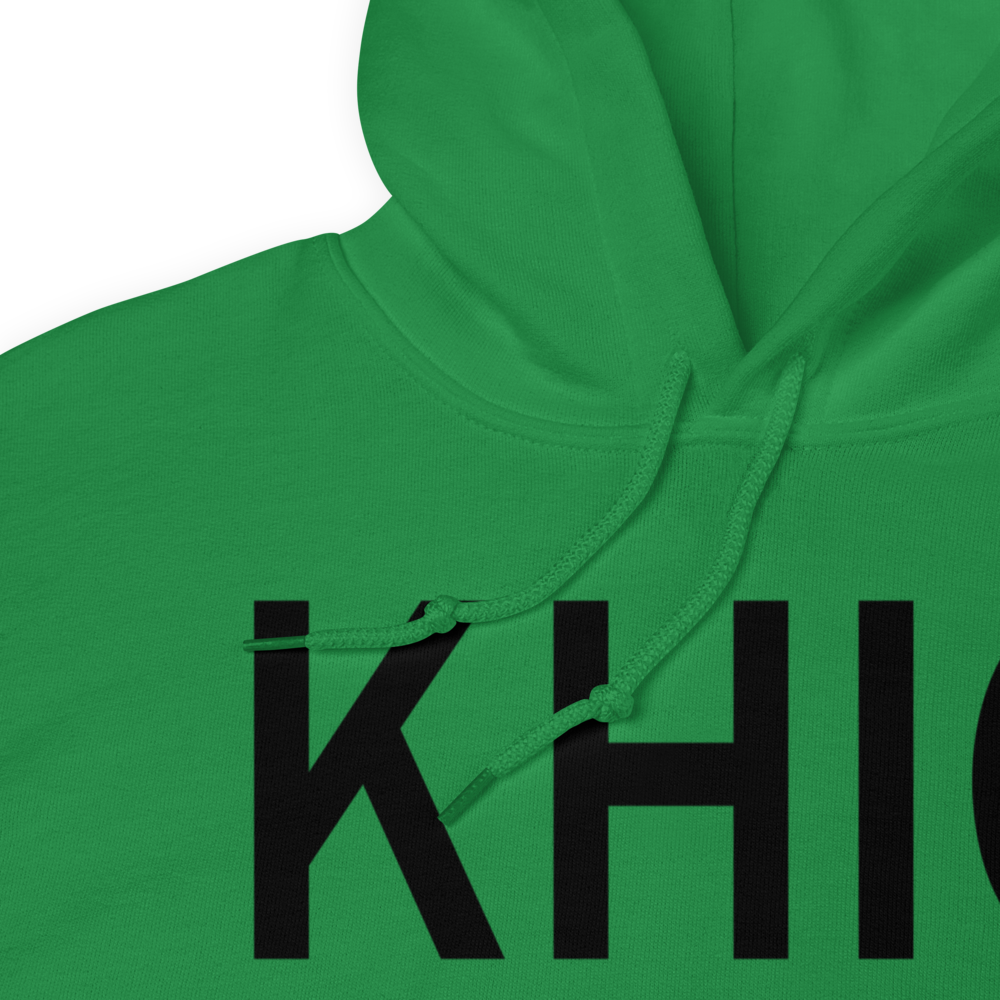 Higginsville Industrial Municipal Airport (KHIG) ICAO Hoodie Sweatshirt 