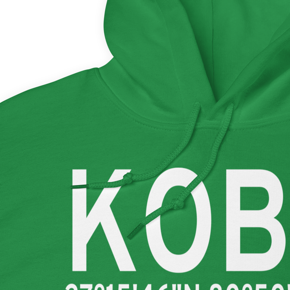 Okeechobee County Airport (KOBE) ICAO Hoodie Sweatshirt 