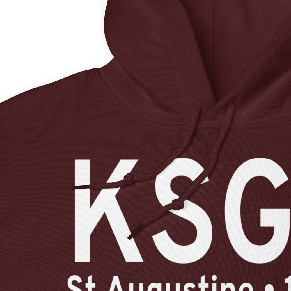 Northeast Florida Regional Airport (KSGJ) ICAO Hoodie Sweatshirt 