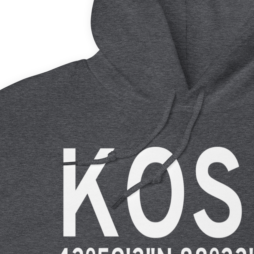 Wittman Regional Airport (KOSH) ICAO Hoodie Sweatshirt 