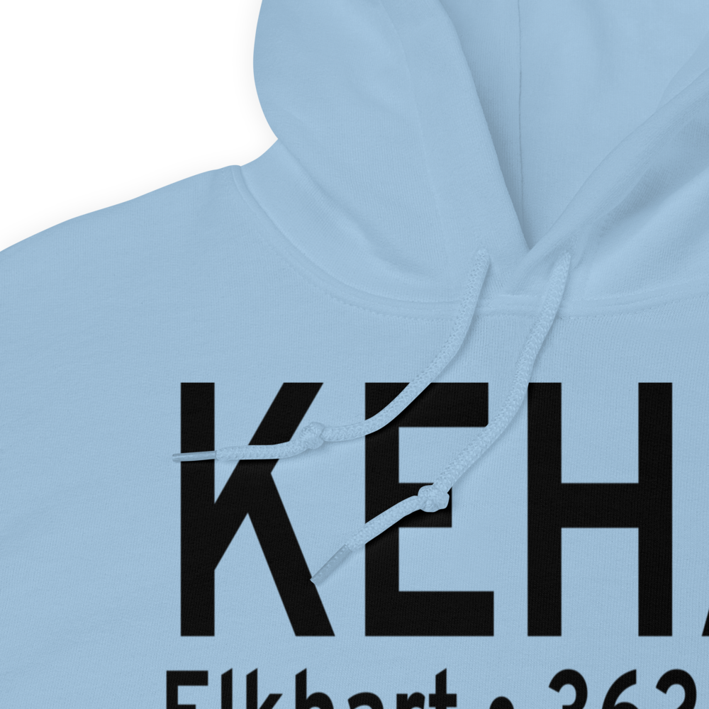 Elkhart Morton County Airport (KEHA) ICAO Hoodie Sweatshirt 