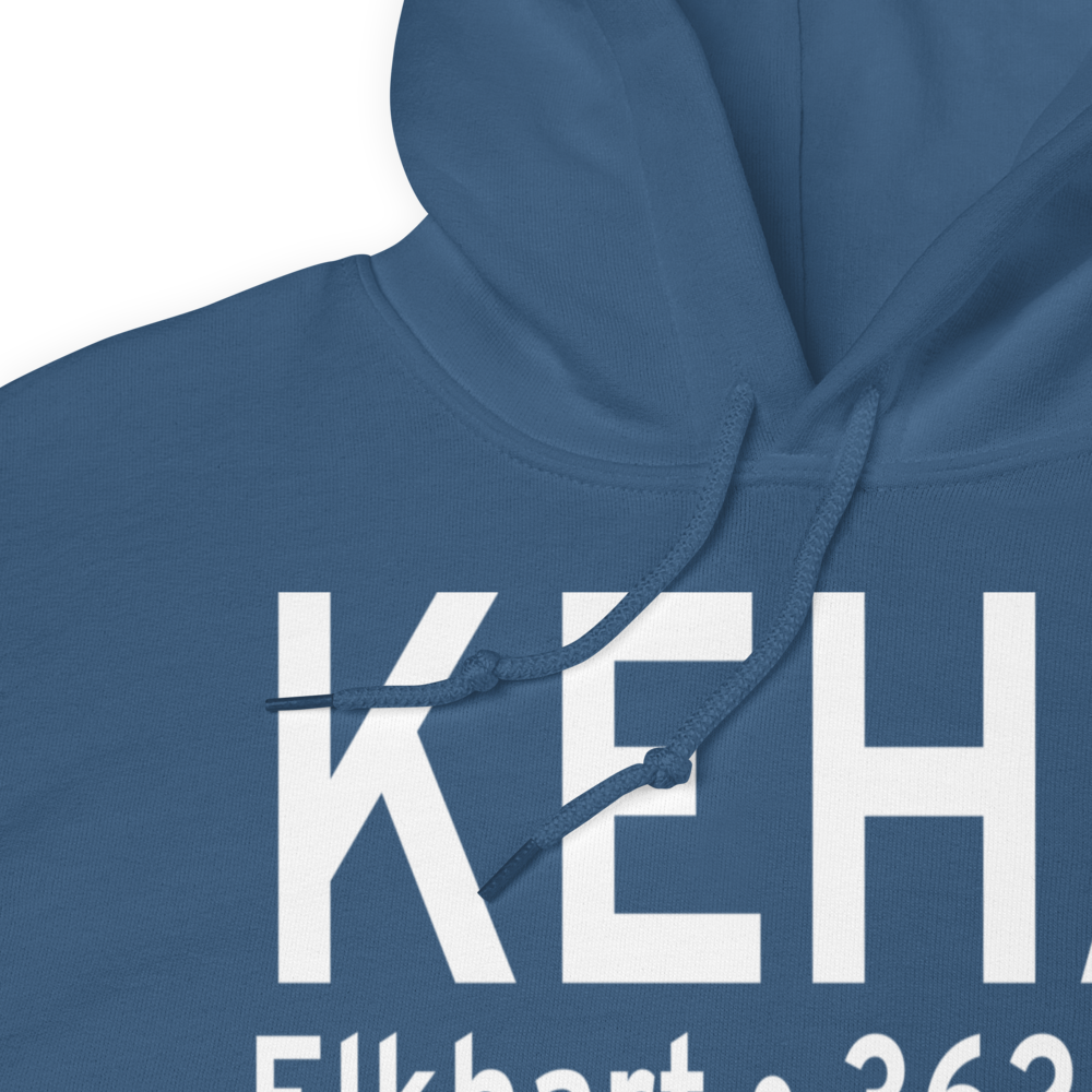 Elkhart Morton County Airport (KEHA) ICAO Hoodie Sweatshirt 