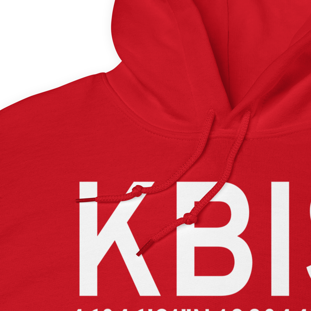 Bismarck Municipal Airport (KBIS) ICAO Hoodie Sweatshirt 