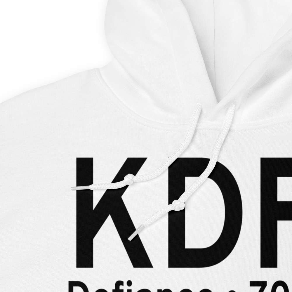 Defiance Memorial Airport (KDFI) ICAO Hoodie Sweatshirt 