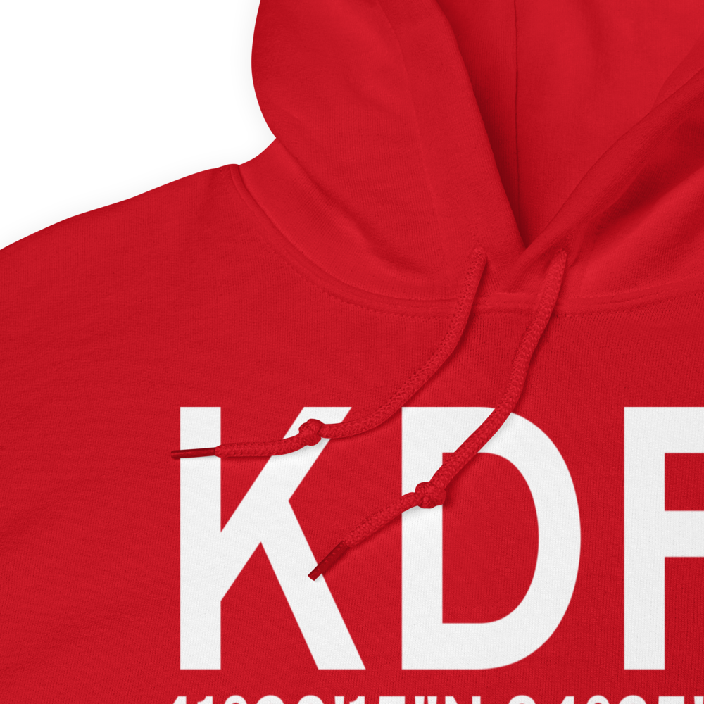 Defiance Memorial Airport (KDFI) ICAO Hoodie Sweatshirt 