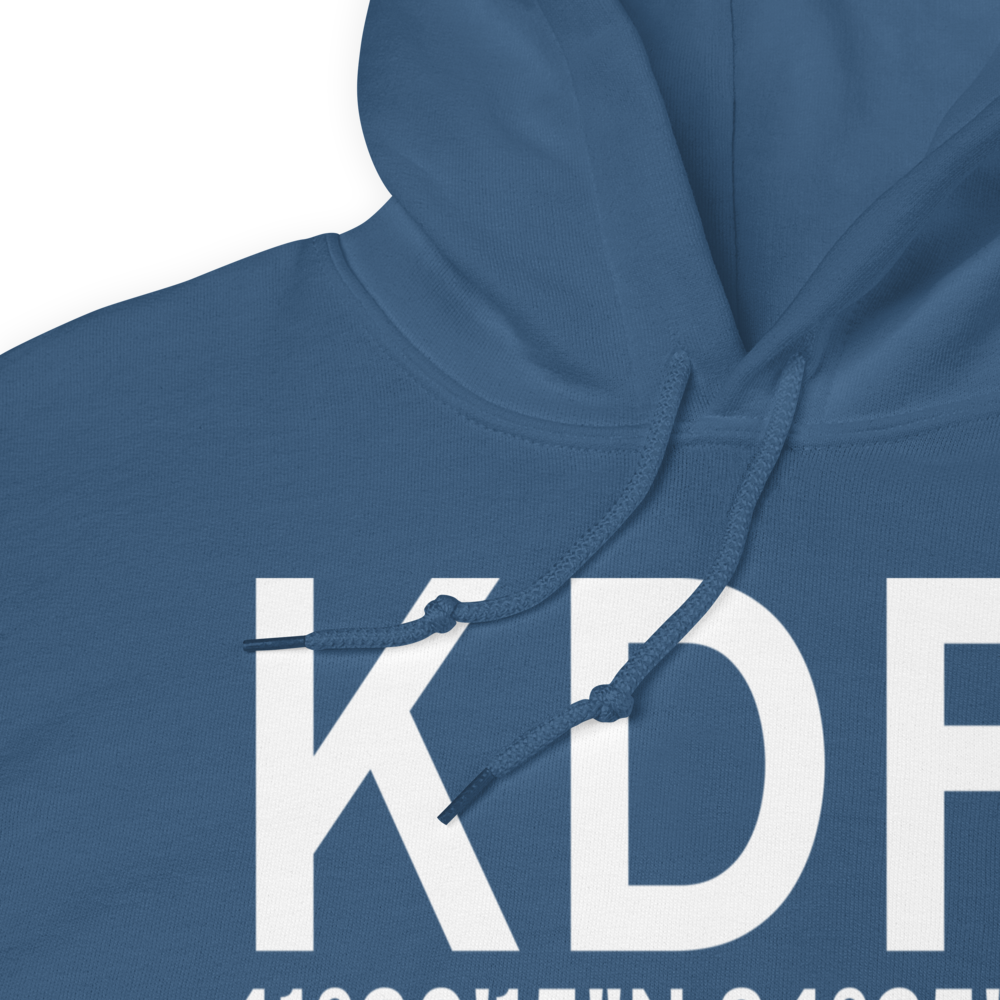 Defiance Memorial Airport (KDFI) ICAO Hoodie Sweatshirt 
