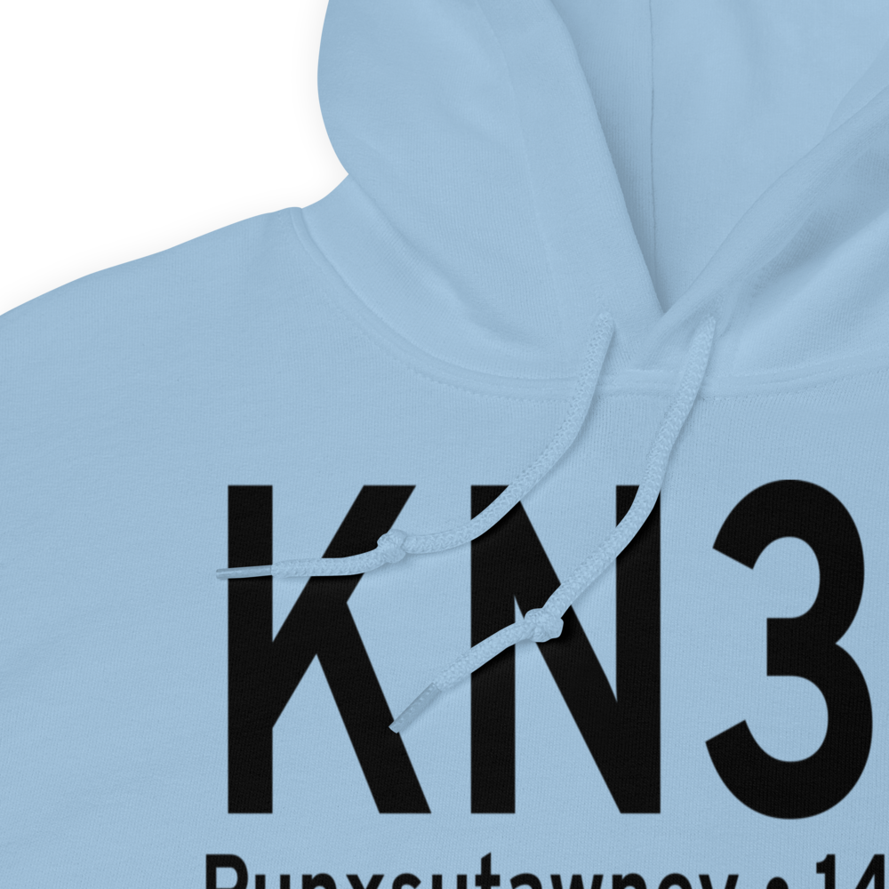 Punxsutawney Municipal Airport (KN35) ICAO Hoodie Sweatshirt 