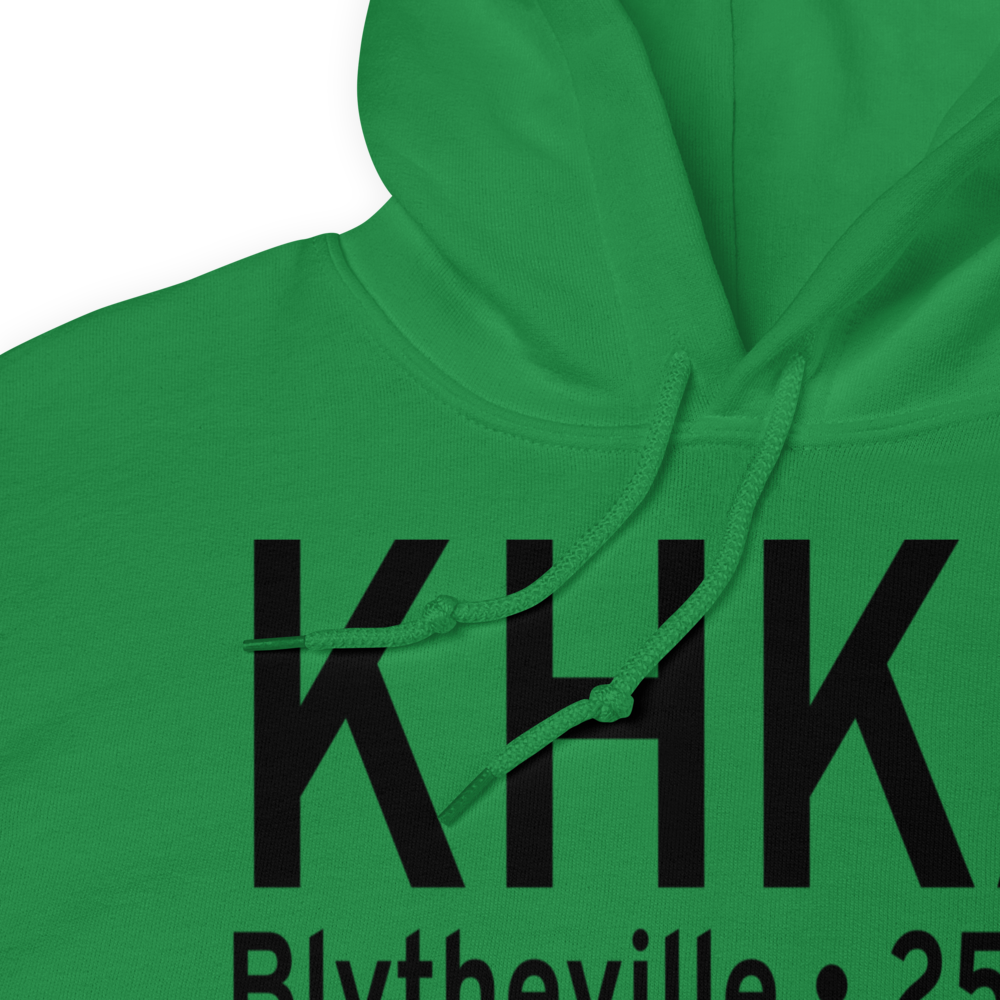 Blytheville Municipal Airport (KHKA) ICAO Hoodie Sweatshirt 