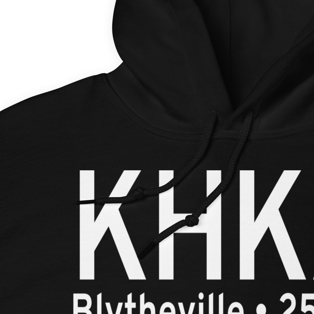 Blytheville Municipal Airport (KHKA) ICAO Hoodie Sweatshirt 