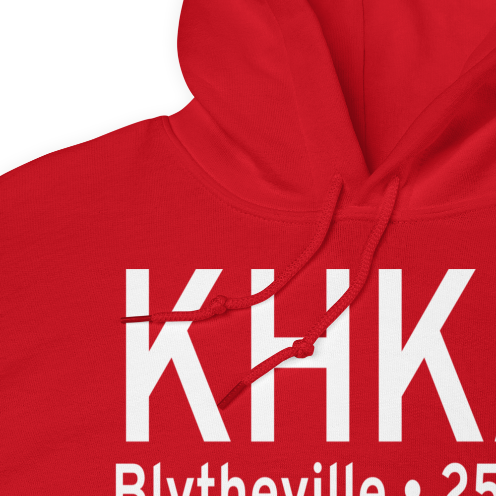 Blytheville Municipal Airport (KHKA) ICAO Hoodie Sweatshirt 