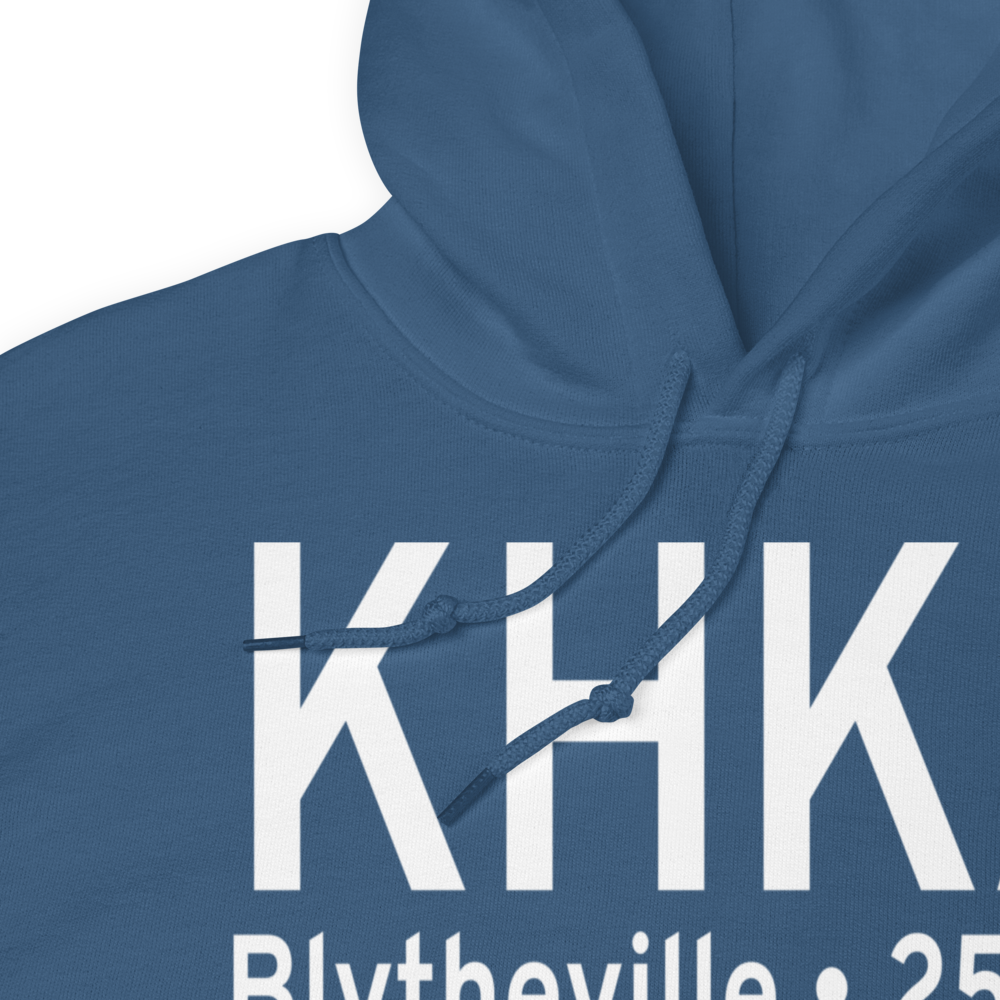 Blytheville Municipal Airport (KHKA) ICAO Hoodie Sweatshirt 