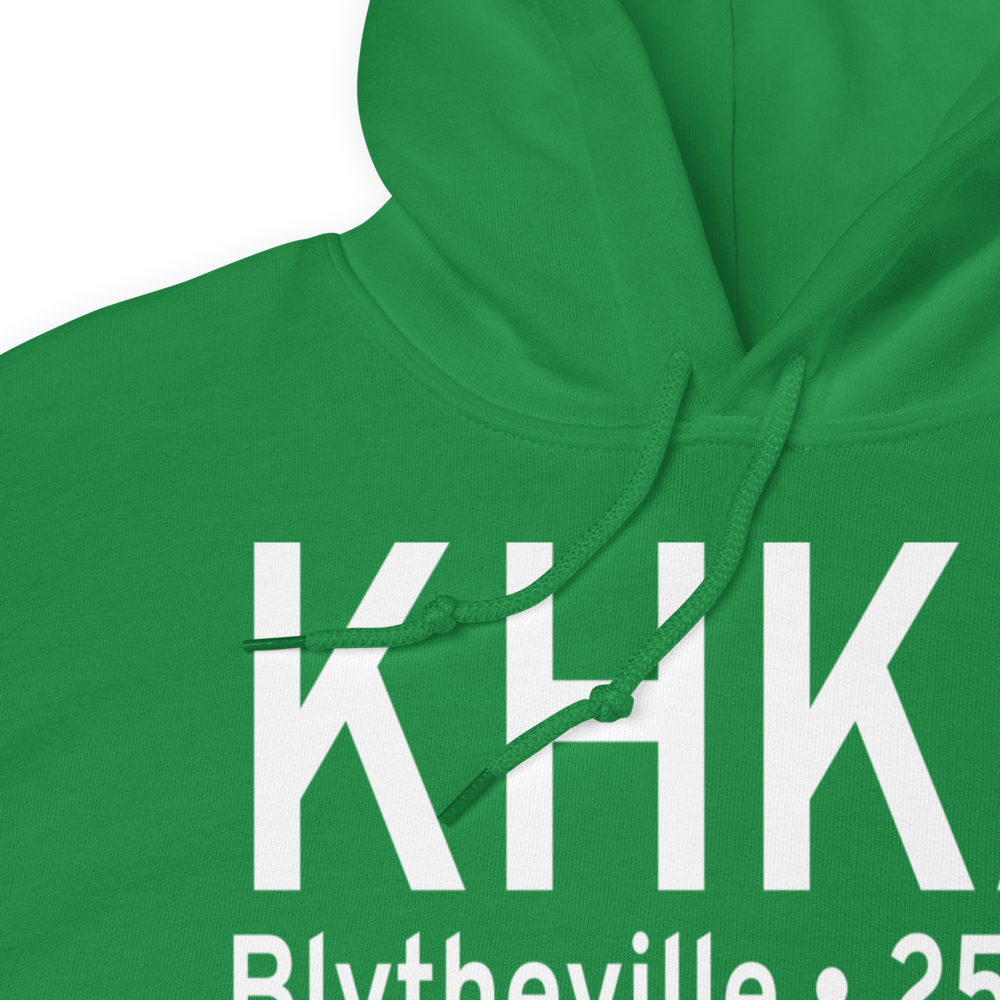 Blytheville Municipal Airport (KHKA) ICAO Hoodie Sweatshirt 