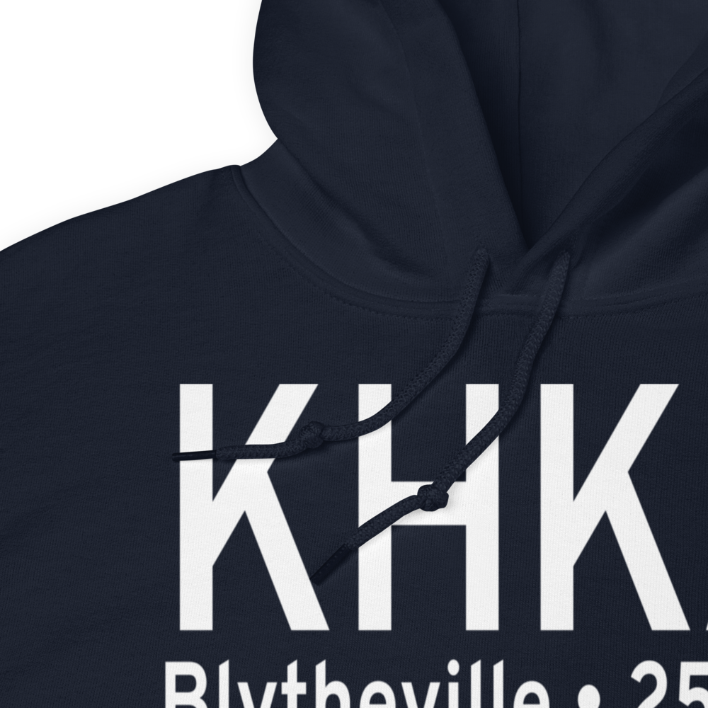 Blytheville Municipal Airport (KHKA) ICAO Hoodie Sweatshirt 