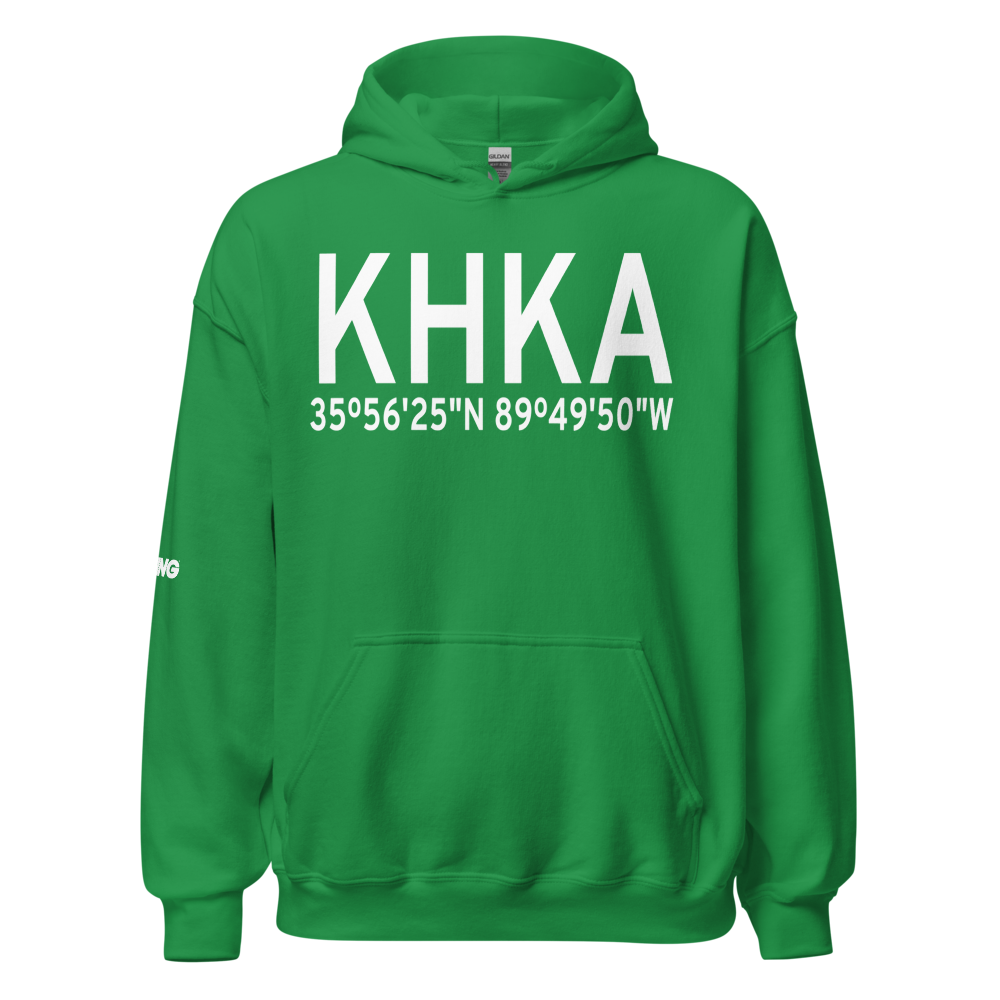 Blytheville Municipal Airport (KHKA) ICAO Hoodie Sweatshirt 