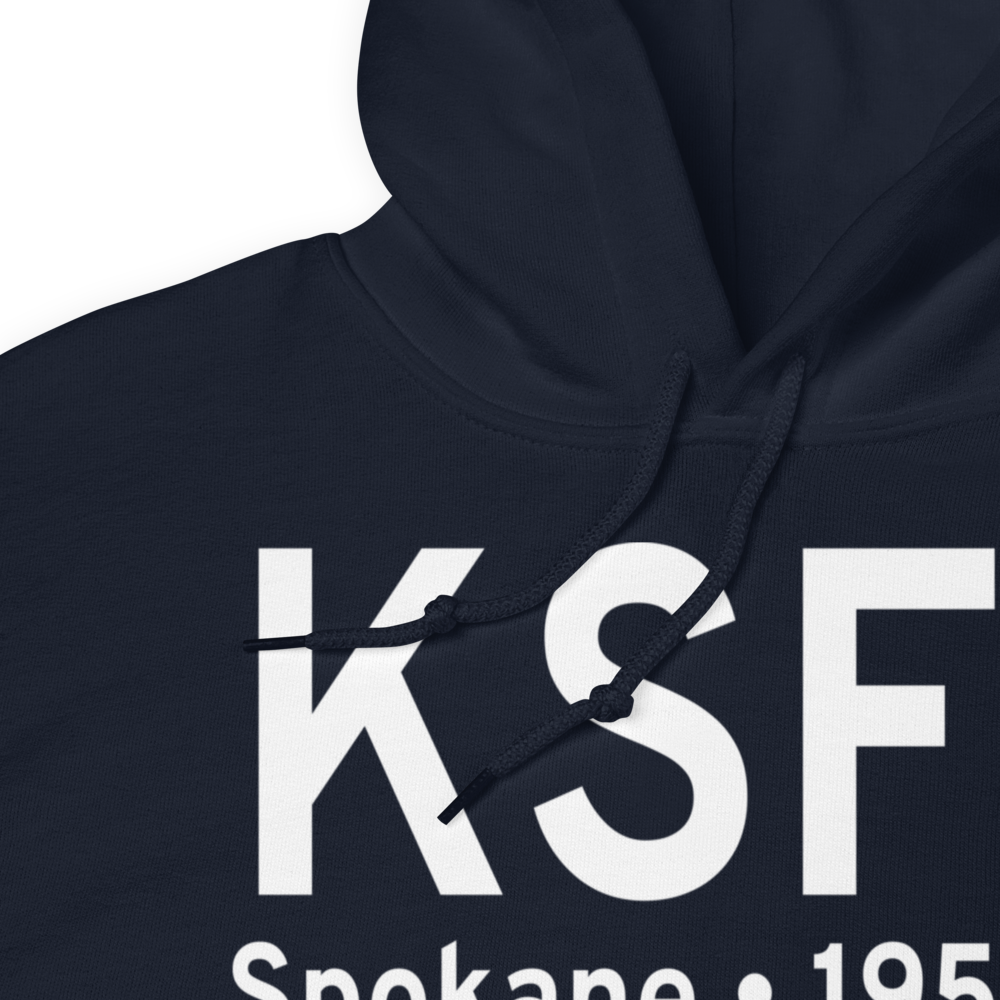 Felts Field (KSFF) ICAO Hoodie Sweatshirt 