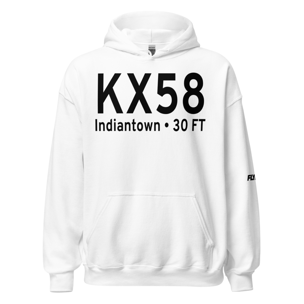 Indiantown Airport (KX58) ICAO Hoodie Sweatshirt 
