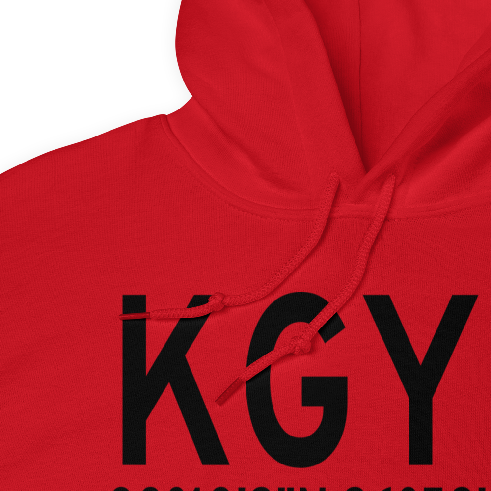 Giddings-Lee County Airport (KGYB) ICAO Hoodie Sweatshirt 