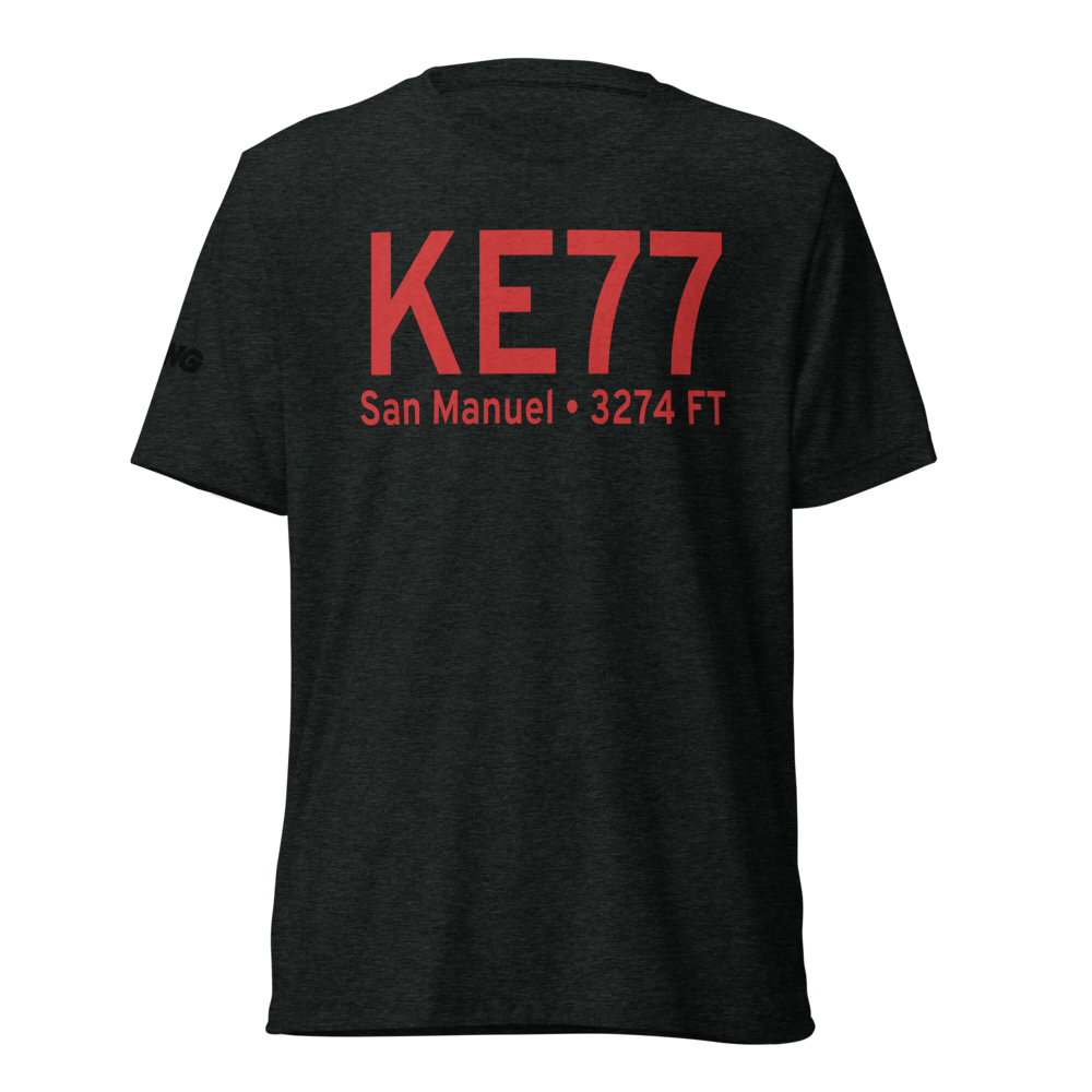 San Manuel Airport (KE77) ICAO Tri-blend T-Shirt 
