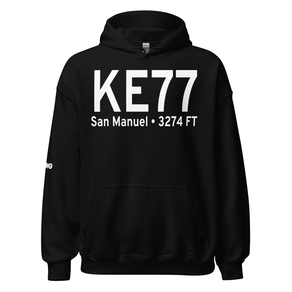 San Manuel Airport (KE77) ICAO Hoodie Sweatshirt 