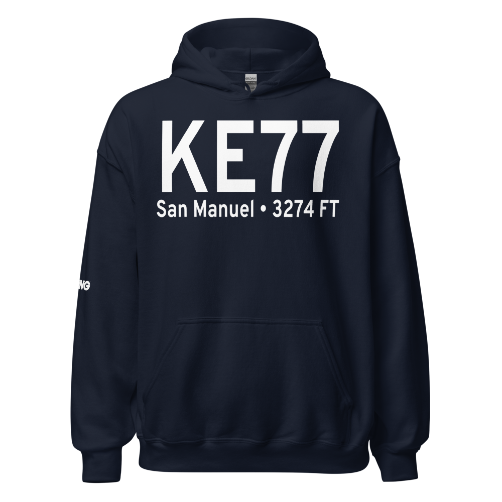 San Manuel Airport (KE77) ICAO Hoodie Sweatshirt 