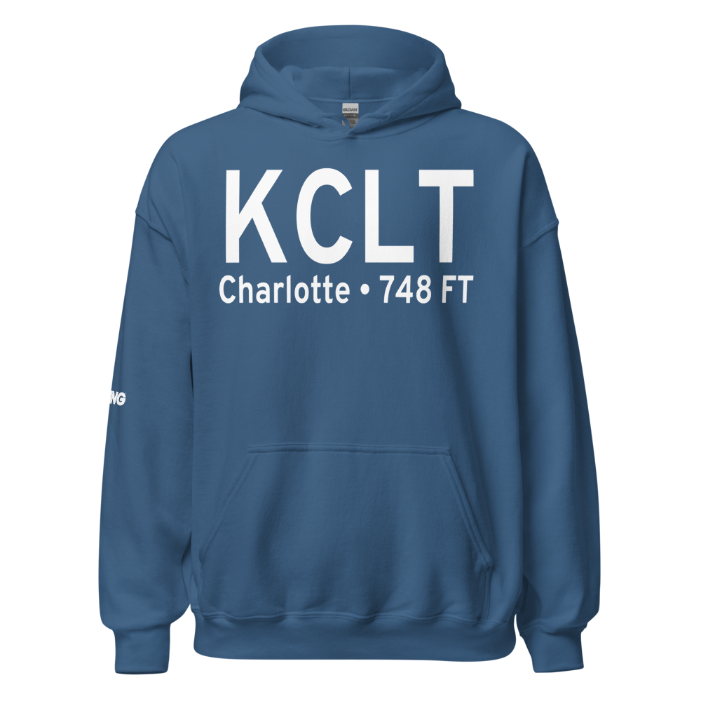 Charlotte Douglas International Airport (KCLT) ICAO Hoodie Sweatshirt 