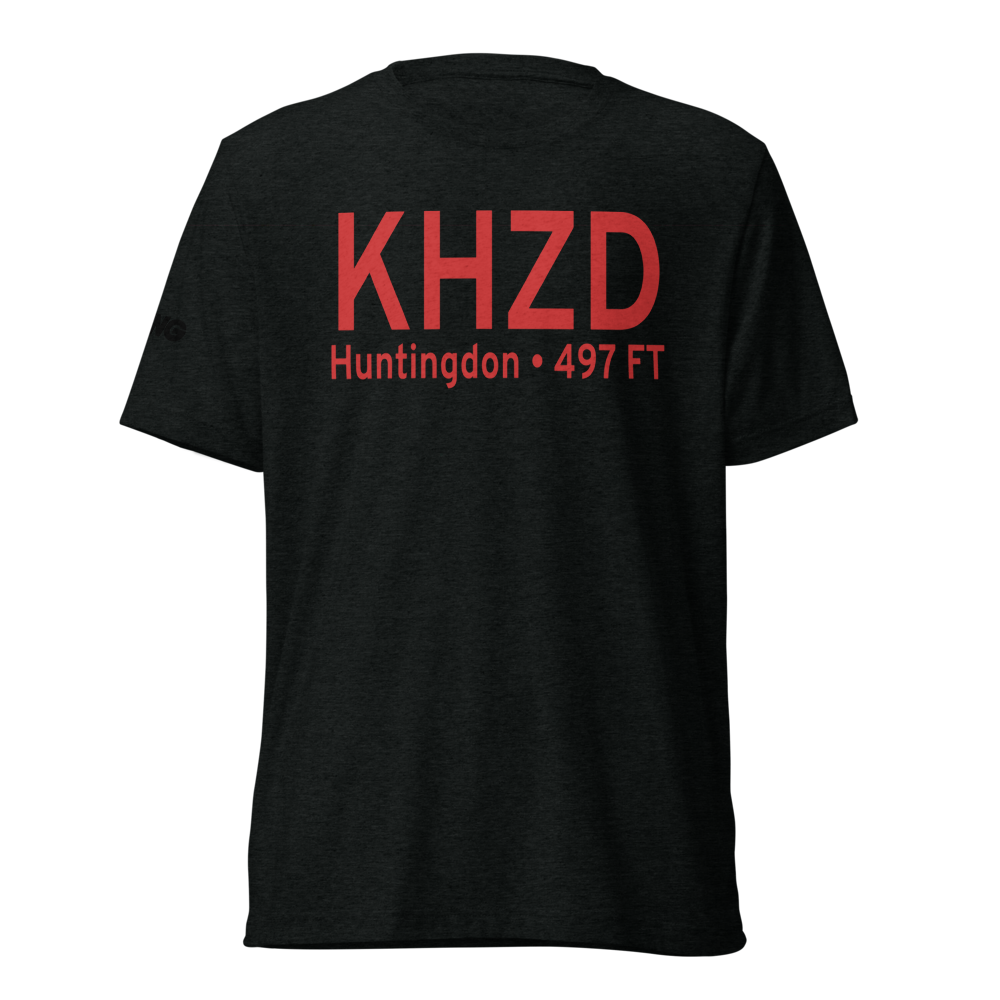 Carroll County Airport (KHZD) ICAO Tri-blend T-Shirt 