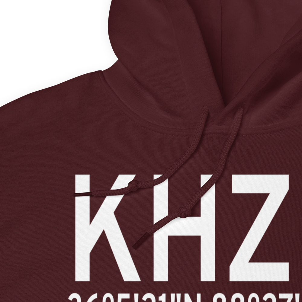 Carroll County Airport (KHZD) ICAO Hoodie Sweatshirt 