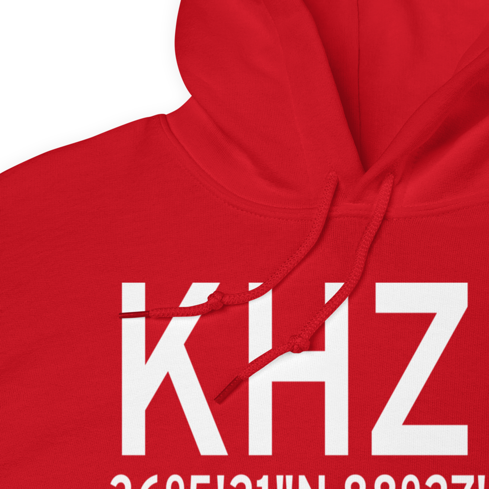 Carroll County Airport (KHZD) ICAO Hoodie Sweatshirt 