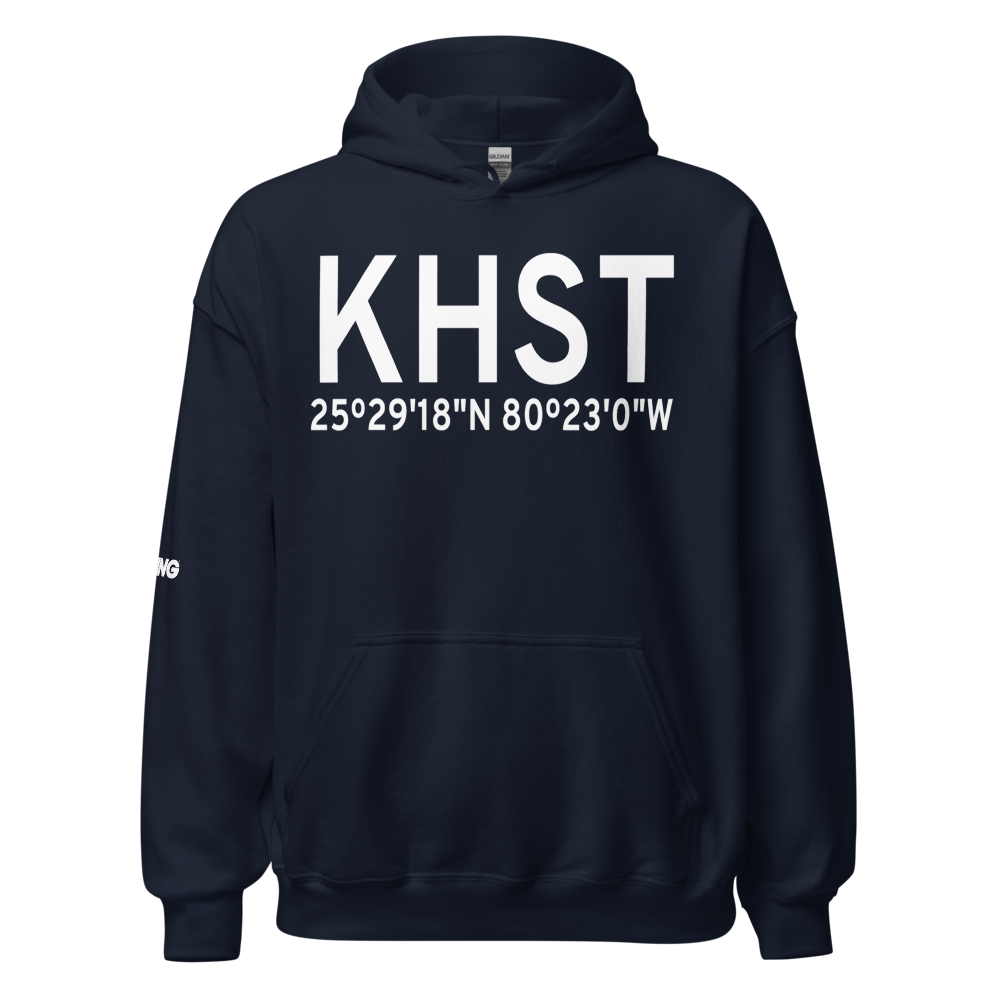 Homestead ARB Airport (KHST) ICAO Hoodie Sweatshirt 