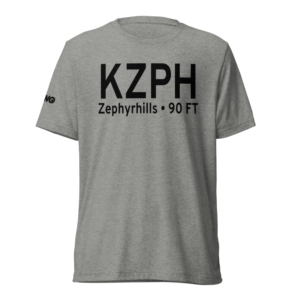Zephyrhills Municipal Airport (KZPH) ICAO Tri-blend T-Shirt 